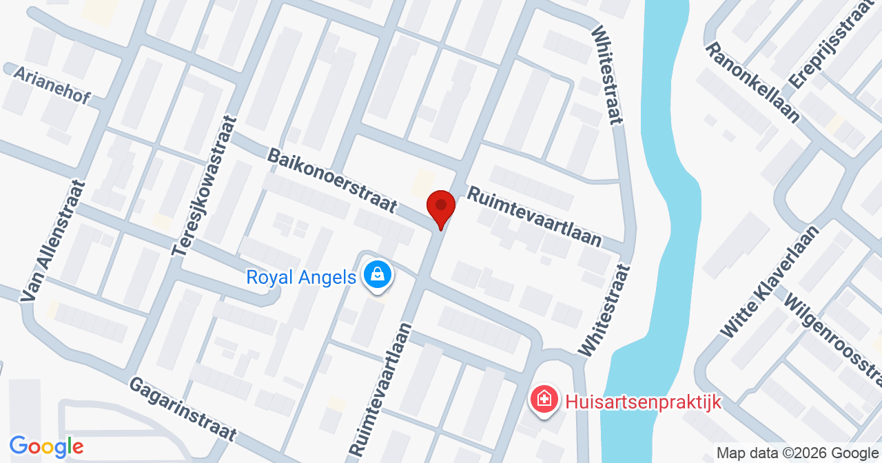 Kaart van het incident in Krommenie met de aanrijroutes van de gealarmeerde eenheden