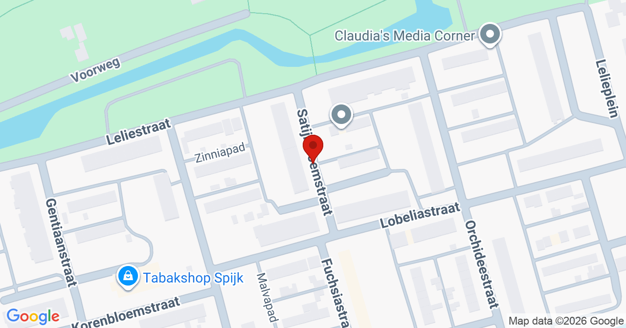 Kaart van het incident in Spijkenisse met de aanrijroutes van de gealarmeerde eenheden