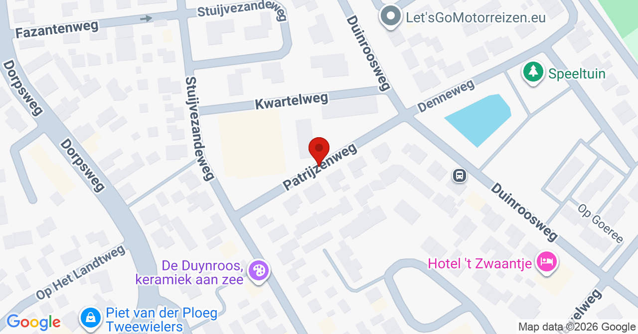 Kaart van het incident in Callantsoog met de aanrijroutes van de gealarmeerde eenheden