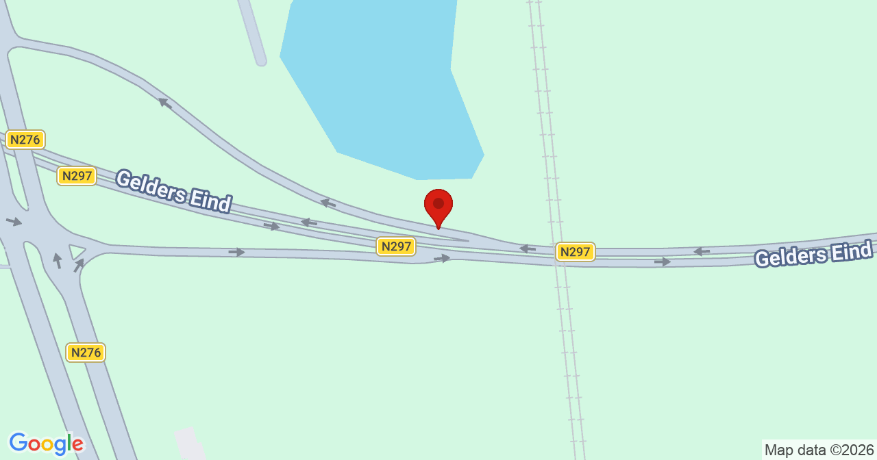 Kaart van het incident in Born met de aanrijroutes van de gealarmeerde eenheden