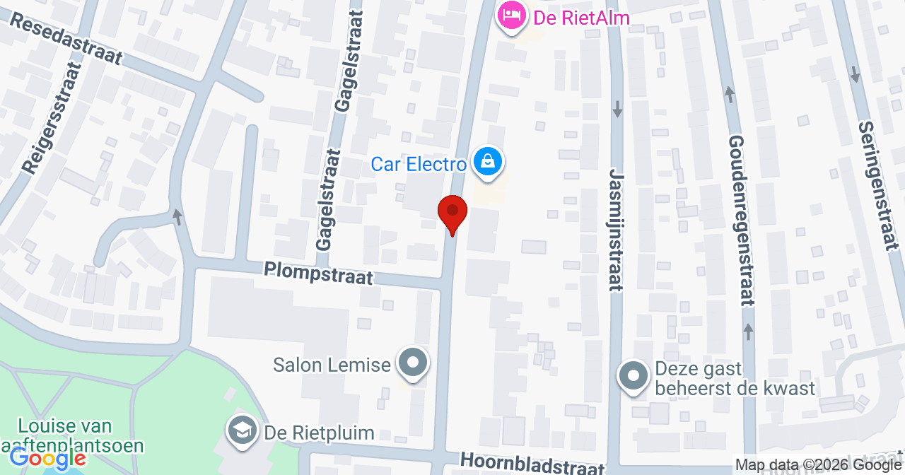 Kaart van het incident in Almelo met de aanrijroutes van de gealarmeerde eenheden