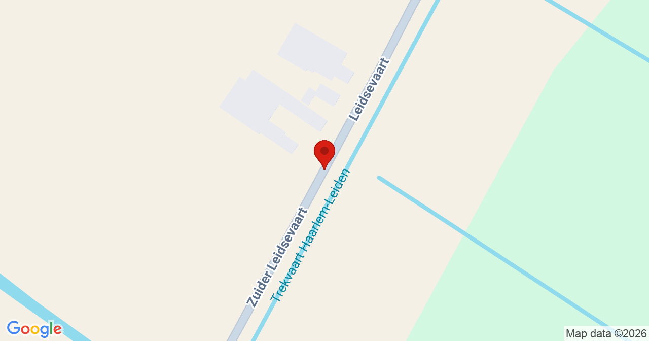 Kaart van het incident in Hillegom met de aanrijroutes van de gealarmeerde eenheden