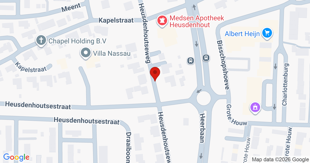 Kaart van het incident in Breda met de aanrijroutes van de gealarmeerde eenheden