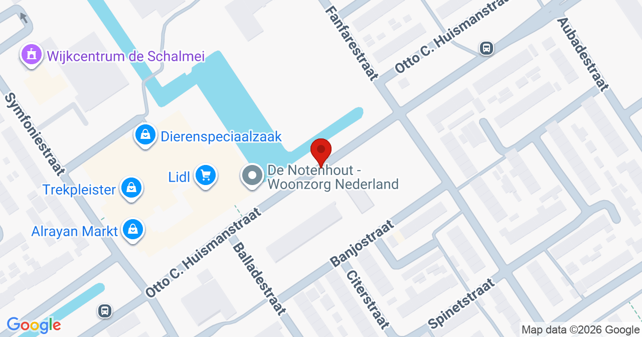 Kaart van het incident in Nijmegen met de aanrijroutes van de gealarmeerde eenheden