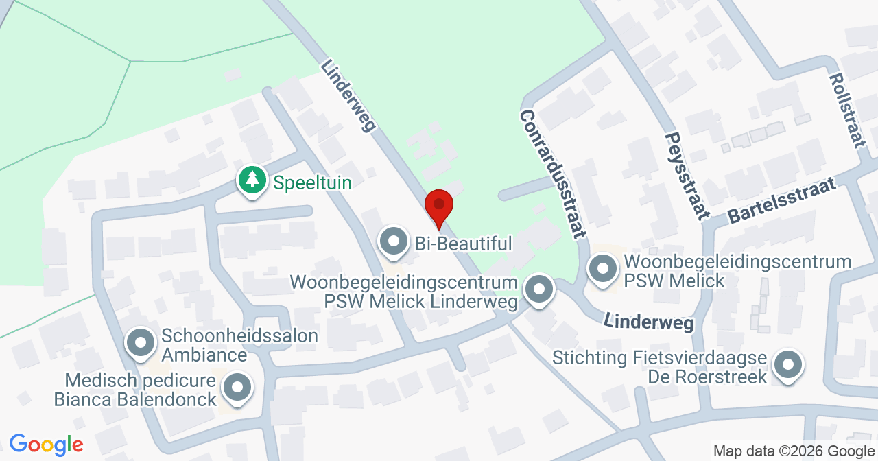 Kaart van het incident in Melick met de aanrijroutes van de gealarmeerde eenheden