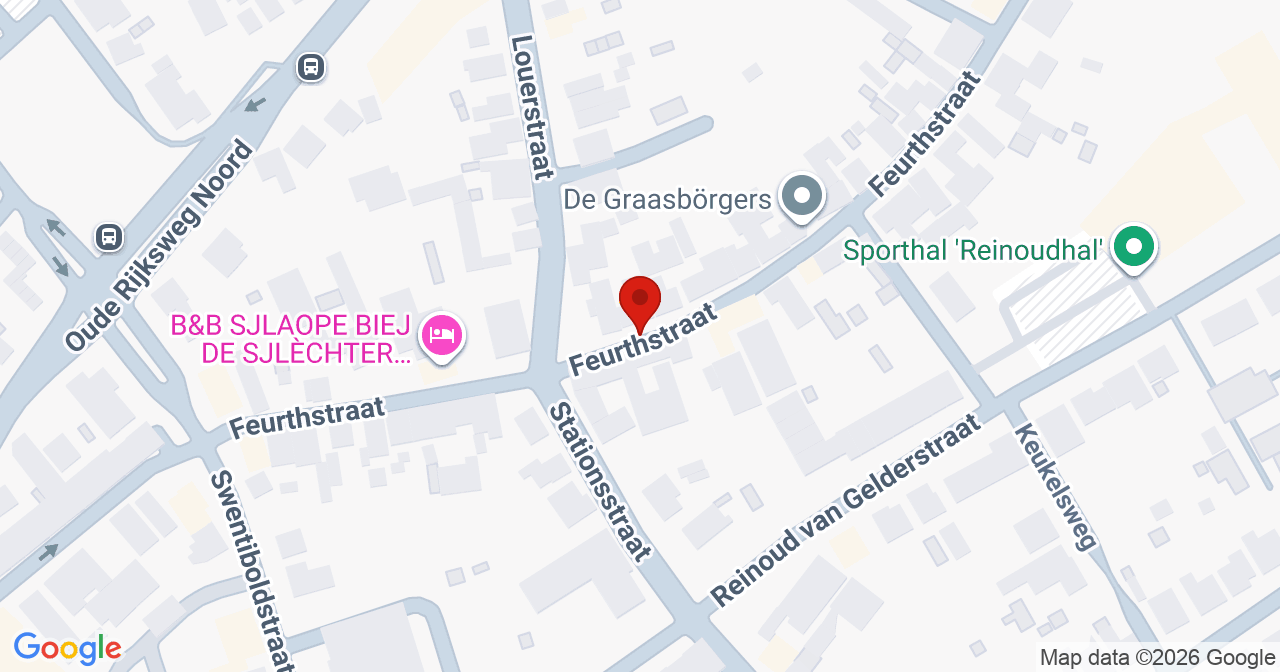 Kaart van het incident in Susteren met de aanrijroutes van de gealarmeerde eenheden