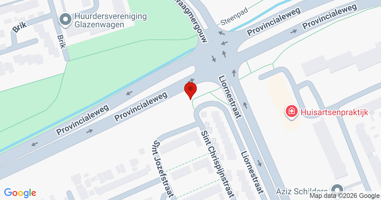 Kaart van het incident in Hoorn NH met de aanrijroutes van de gealarmeerde eenheden