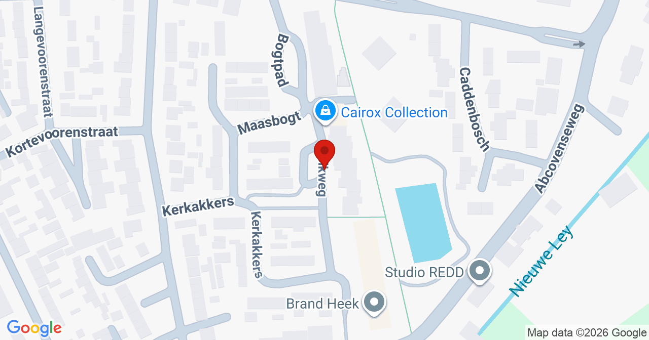 Kaart van het incident in Goirle met de aanrijroutes van de gealarmeerde eenheden