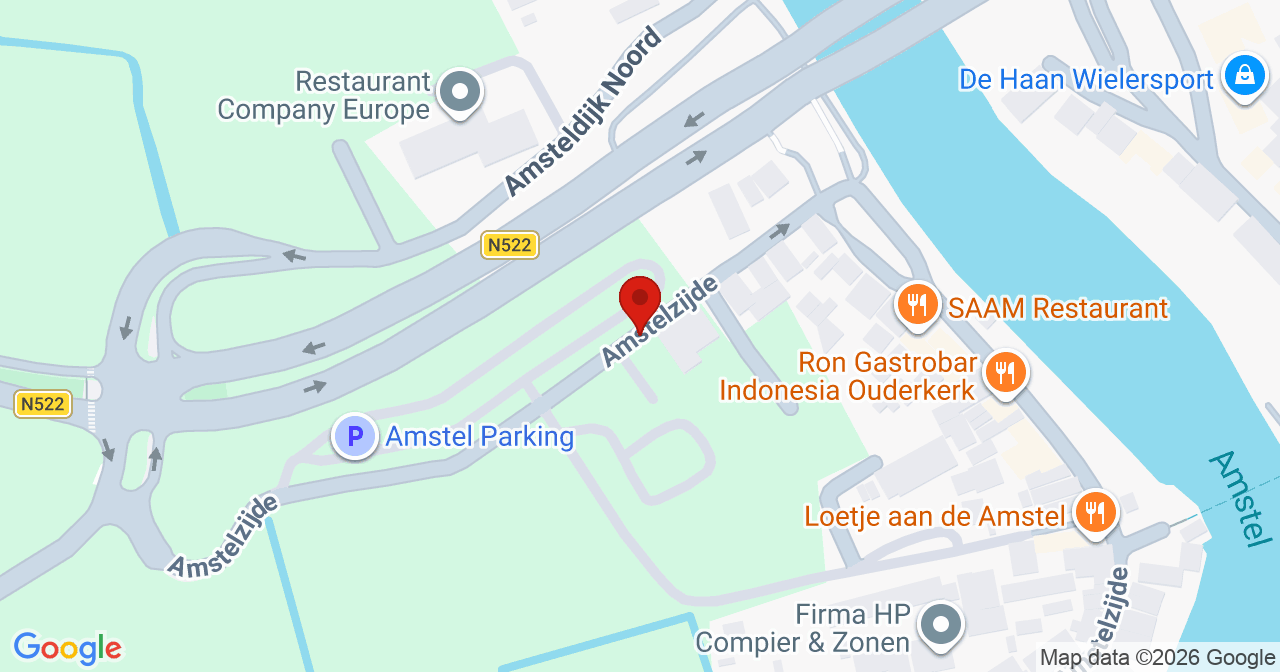 Kaart van het incident in Amstelveen met de aanrijroutes van de gealarmeerde eenheden