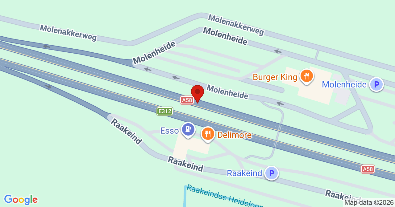 Kaart van het incident in Gilze met de aanrijroutes van de gealarmeerde eenheden