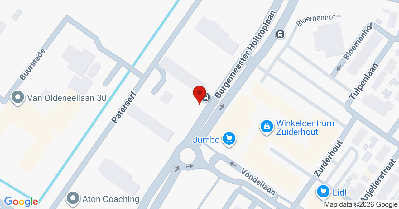 Kaart van het incident in Oosterhout NB met de aanrijroutes van de gealarmeerde eenheden