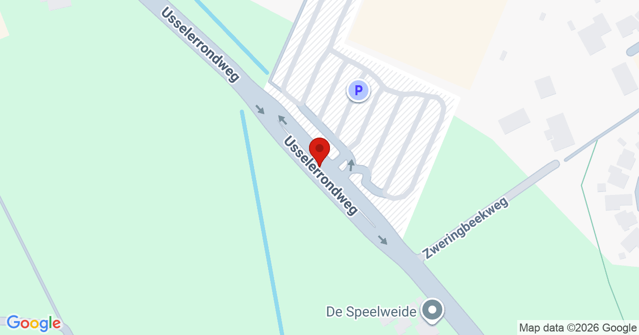 Kaart van het incident in Enschede met de aanrijroutes van de gealarmeerde eenheden