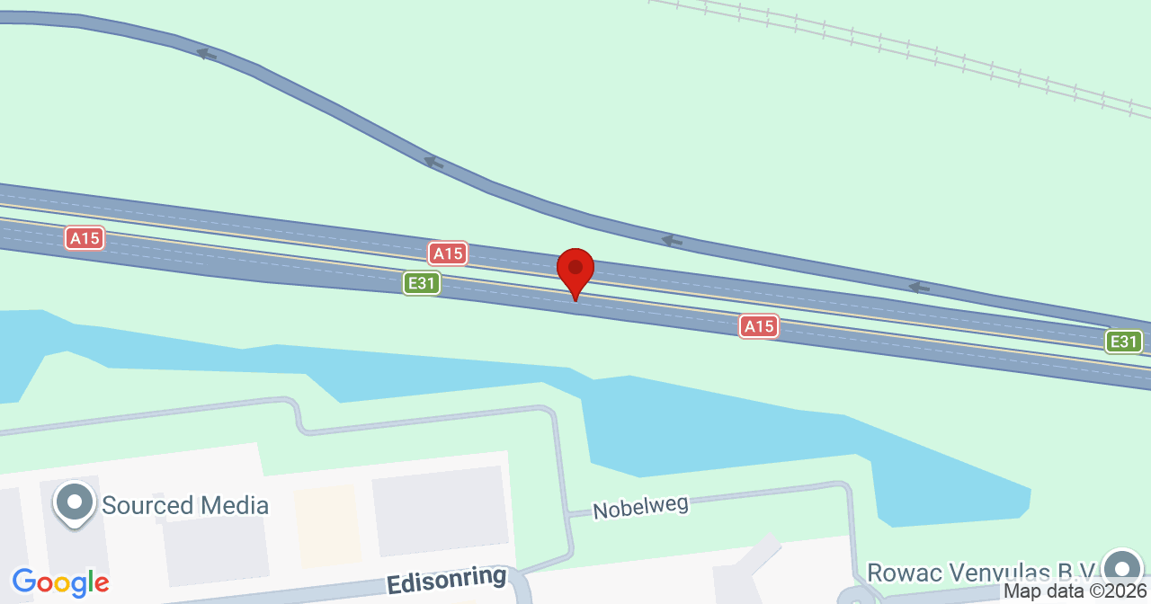 Kaart van het incident in Dodewaard met de aanrijroutes van de gealarmeerde eenheden