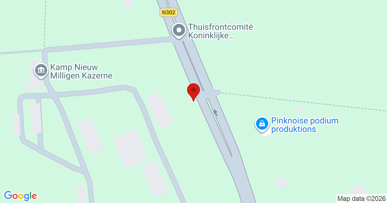 Kaart van het incident in Uddel met de aanrijroutes van de gealarmeerde eenheden