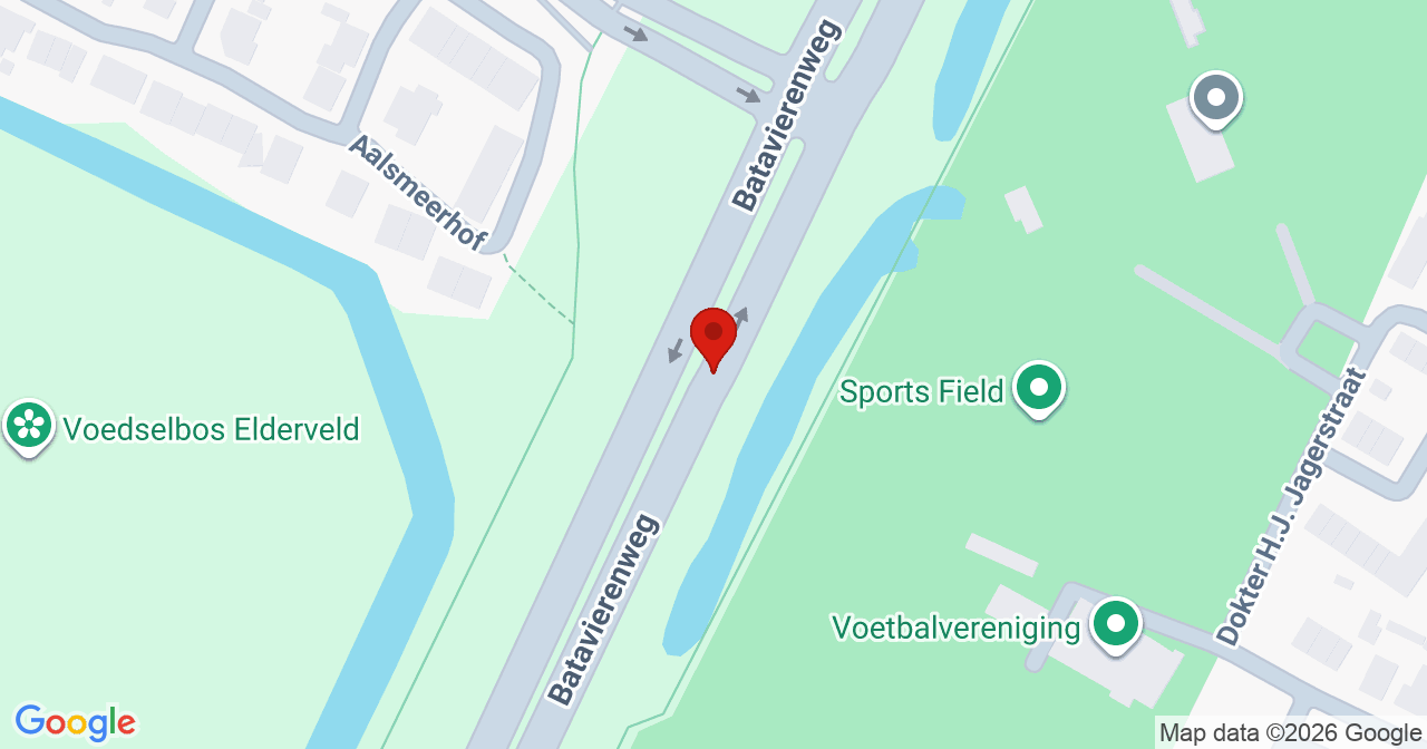 Kaart van het incident in Arnhem met de aanrijroutes van de gealarmeerde eenheden