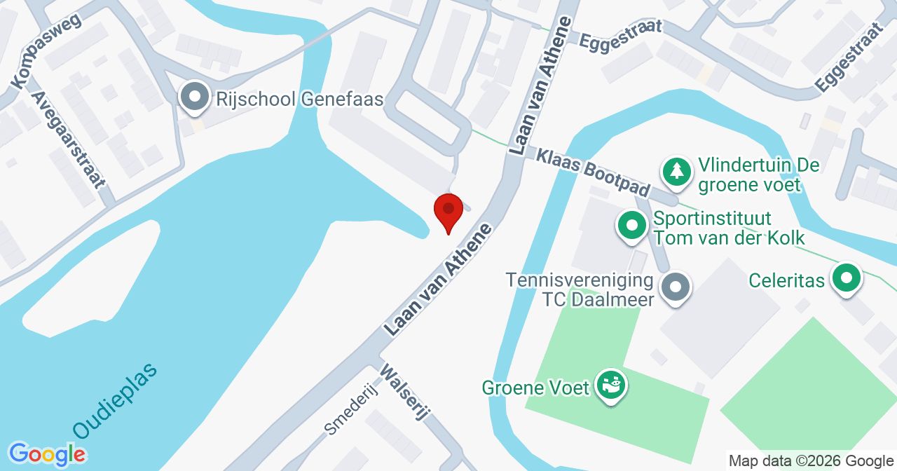 Kaart van het incident in Alkmaar met de aanrijroutes van de gealarmeerde eenheden