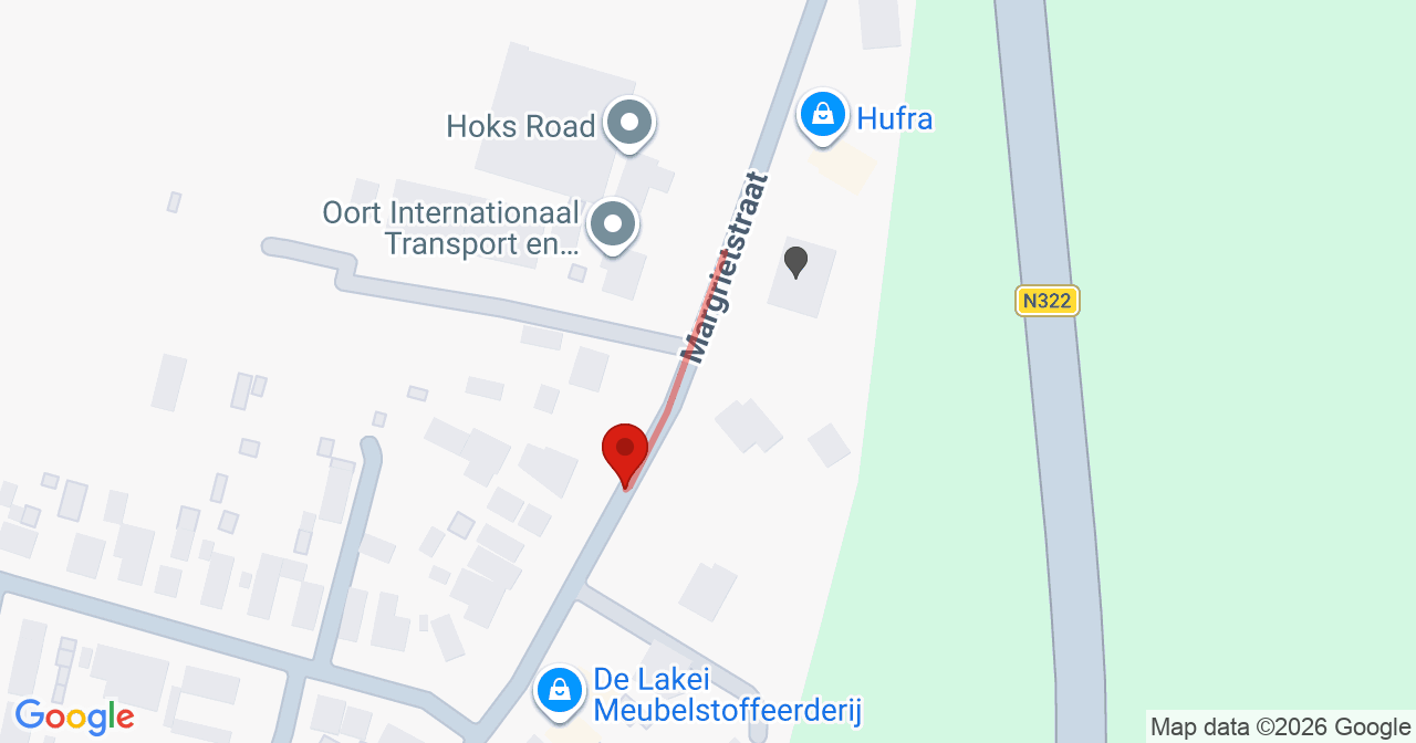 Kaart van het incident in Dreumel met de aanrijroutes van de gealarmeerde eenheden
