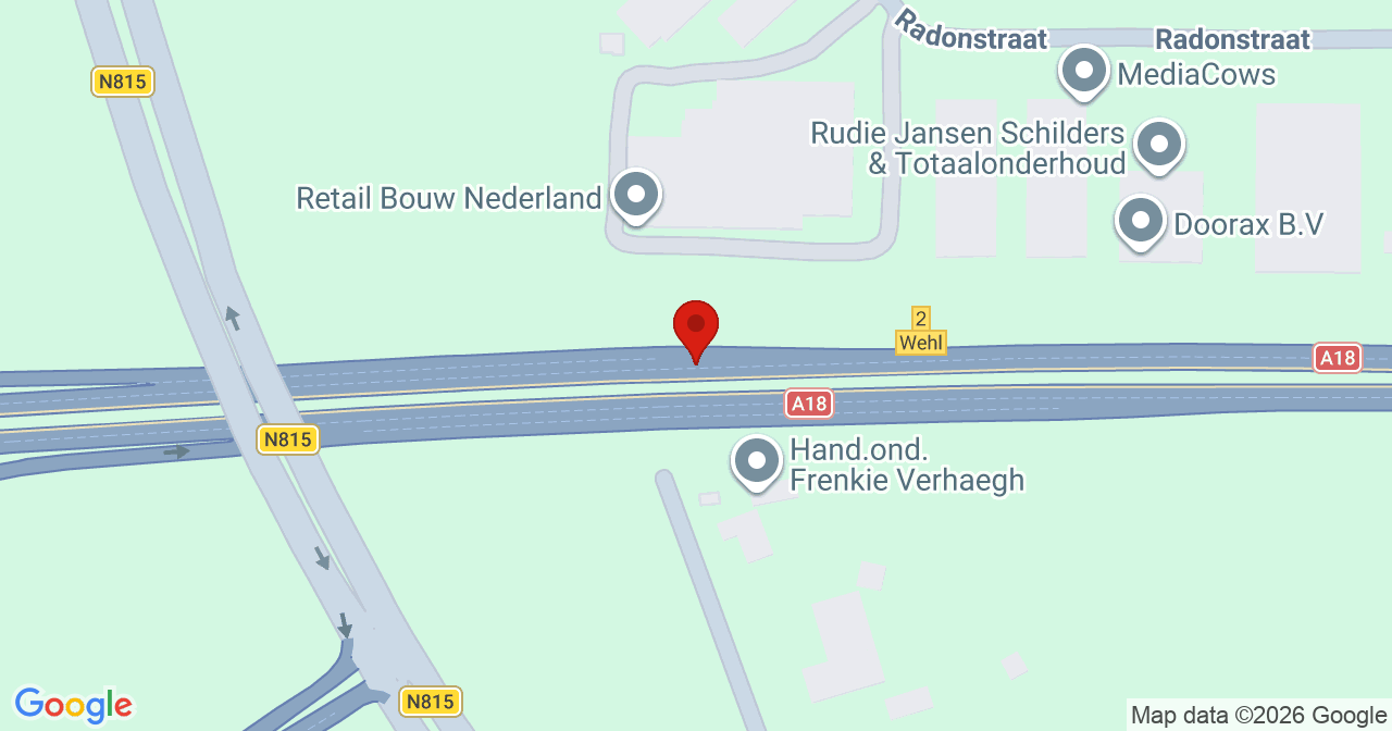 Kaart van het incident in Wehl met de aanrijroutes van de gealarmeerde eenheden