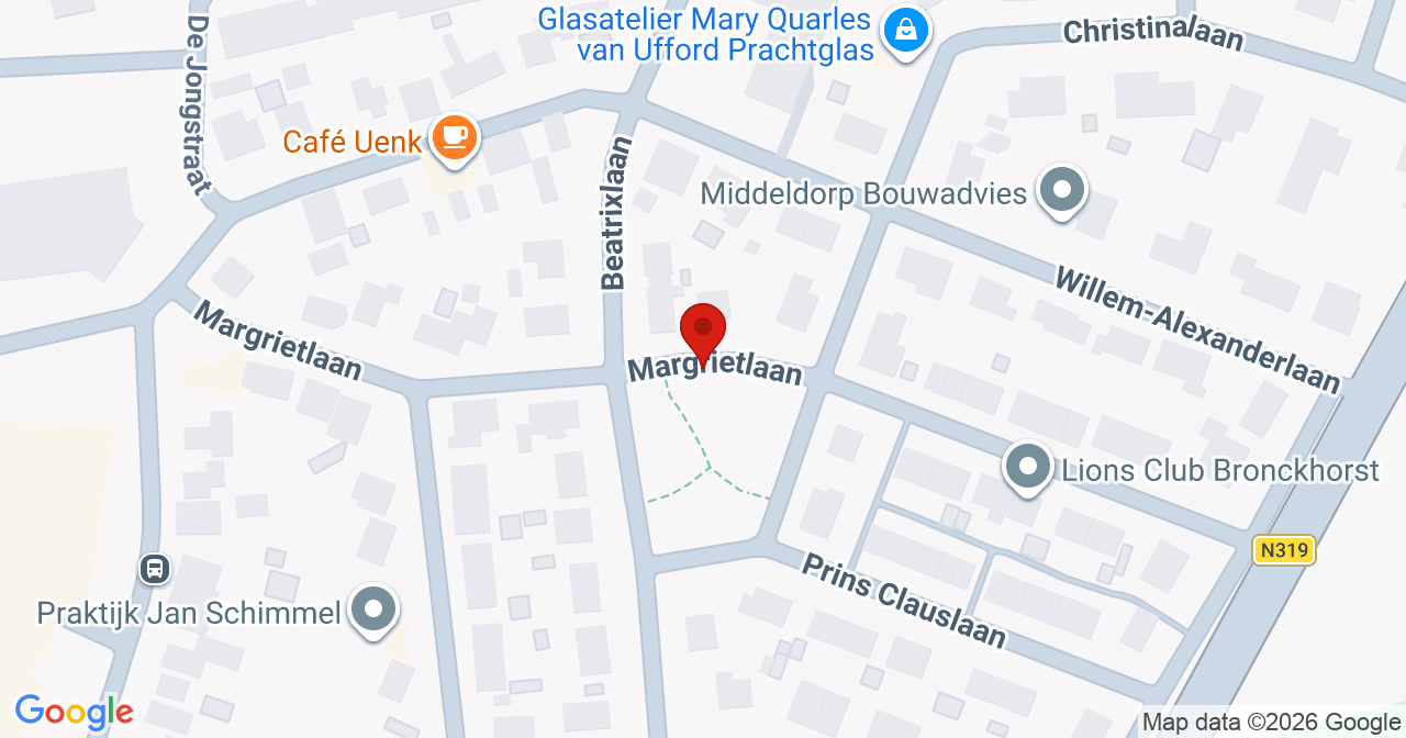Kaart van het incident in Vorden met de aanrijroutes van de gealarmeerde eenheden