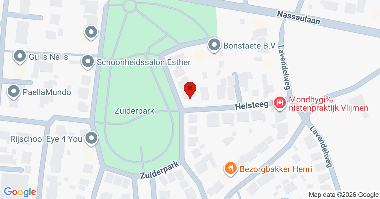 Kaart van het incident in Vlijmen met de aanrijroutes van de gealarmeerde eenheden