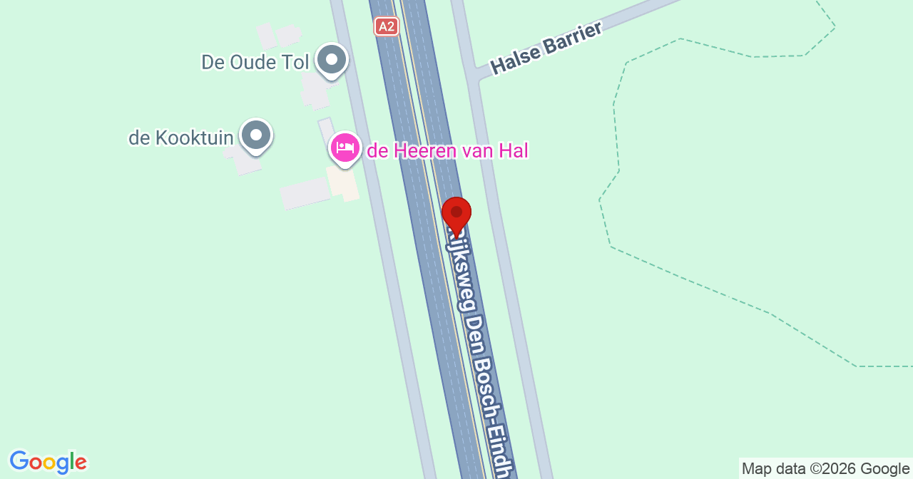 Kaart van het incident in Boxtel met de aanrijroutes van de gealarmeerde eenheden