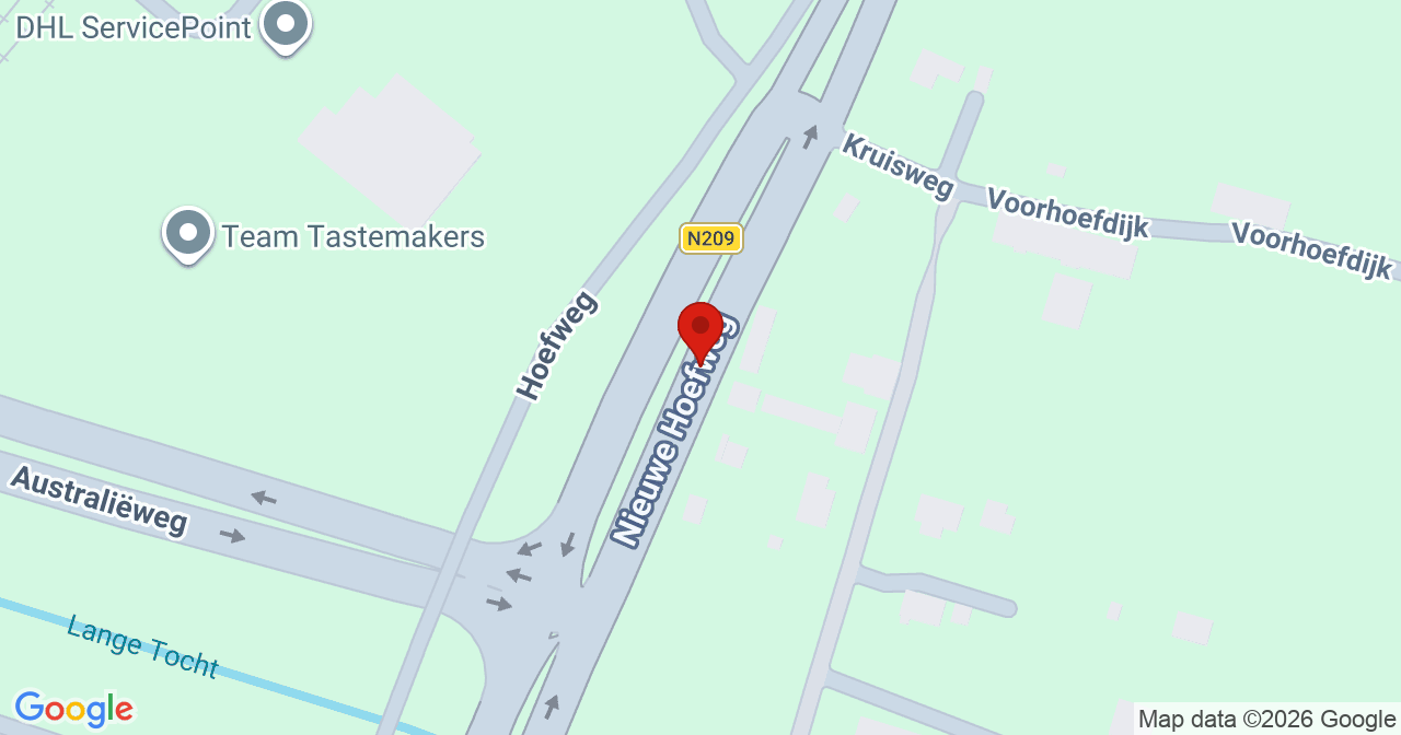 Kaart van het incident in Bleiswijk met de aanrijroutes van de gealarmeerde eenheden
