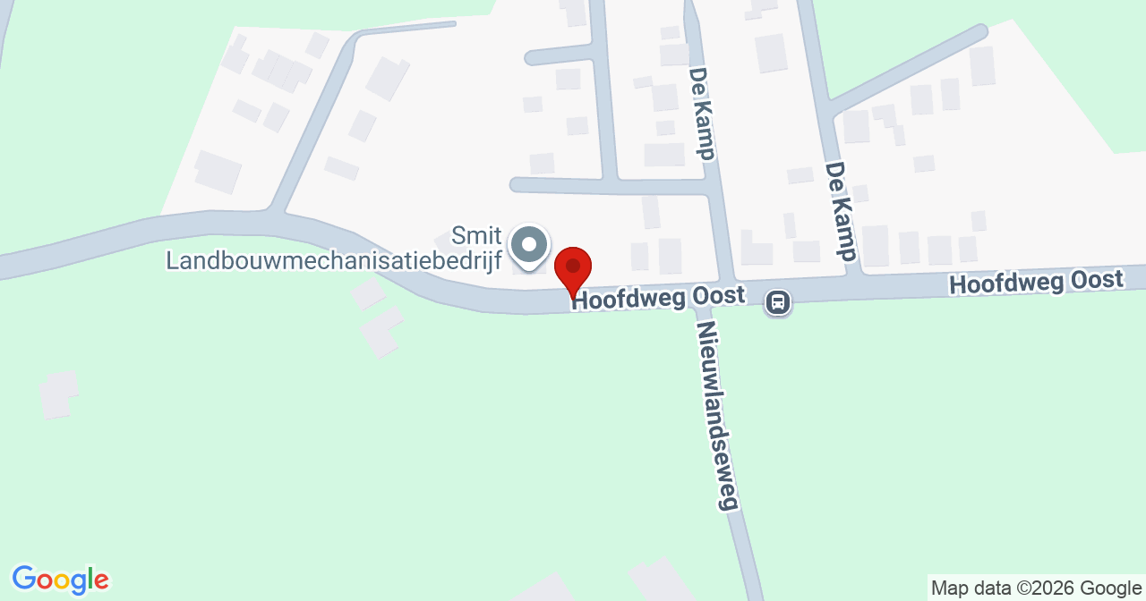 Kaart van het incident in Nieuwolda met de aanrijroutes van de gealarmeerde eenheden