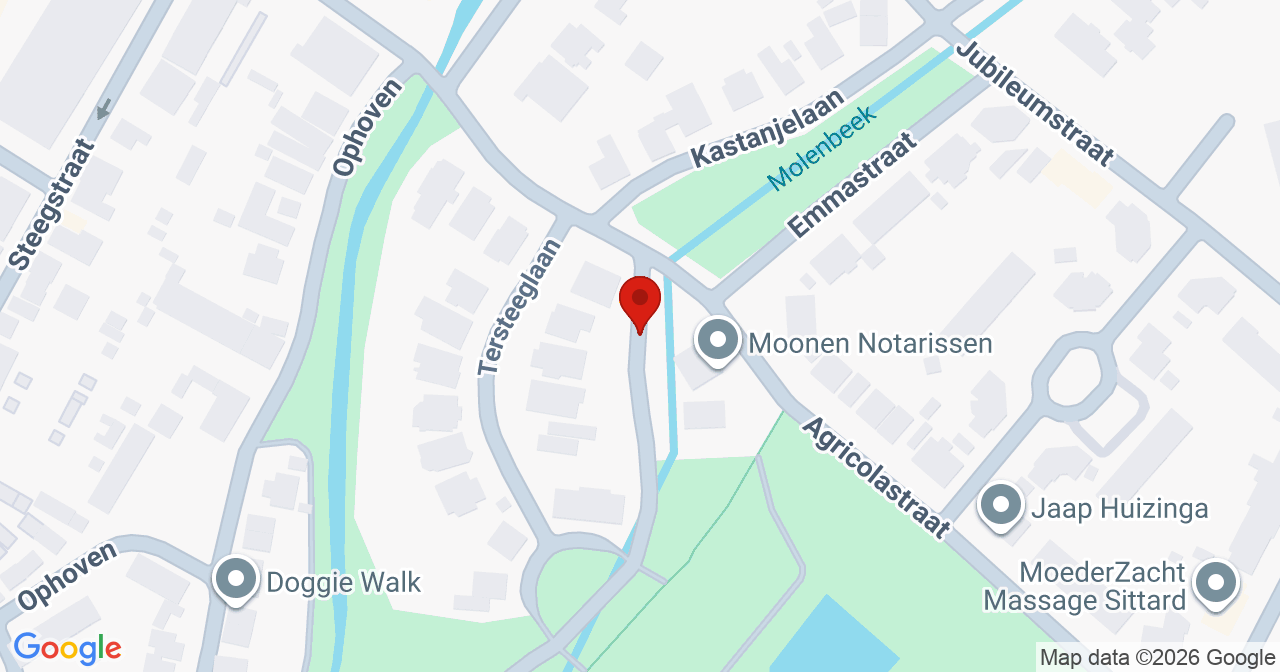 Kaart van het incident in Sittard met de aanrijroutes van de gealarmeerde eenheden