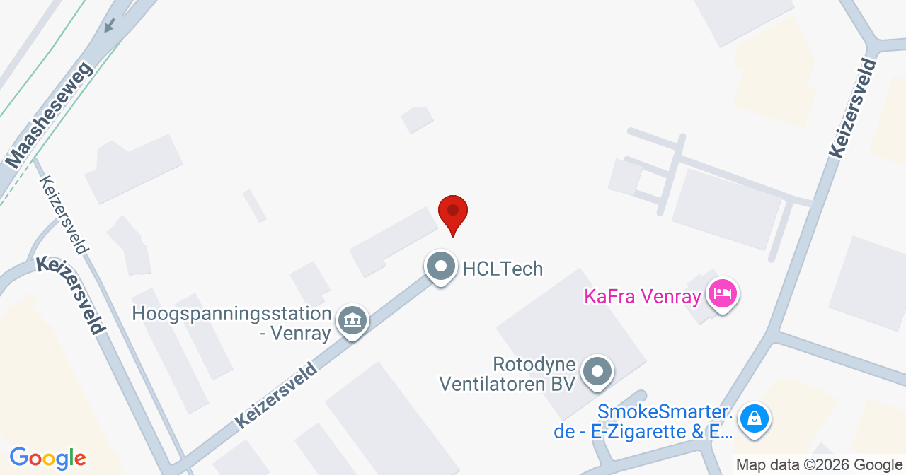 Kaart van het incident in Venray met de aanrijroutes van de gealarmeerde eenheden