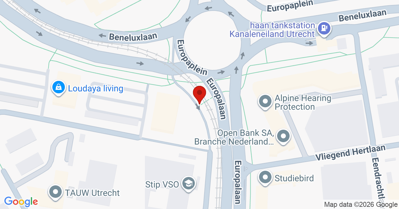 Kaart van het incident in Utrecht met de aanrijroutes van de gealarmeerde eenheden