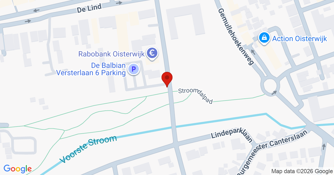 Kaart van het incident in Oisterwijk met de aanrijroutes van de gealarmeerde eenheden