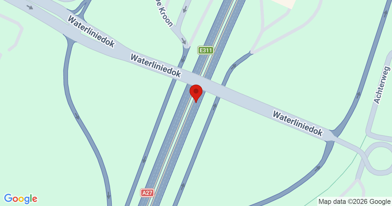 Kaart van het incident in Nieuwegein met de aanrijroutes van de gealarmeerde eenheden