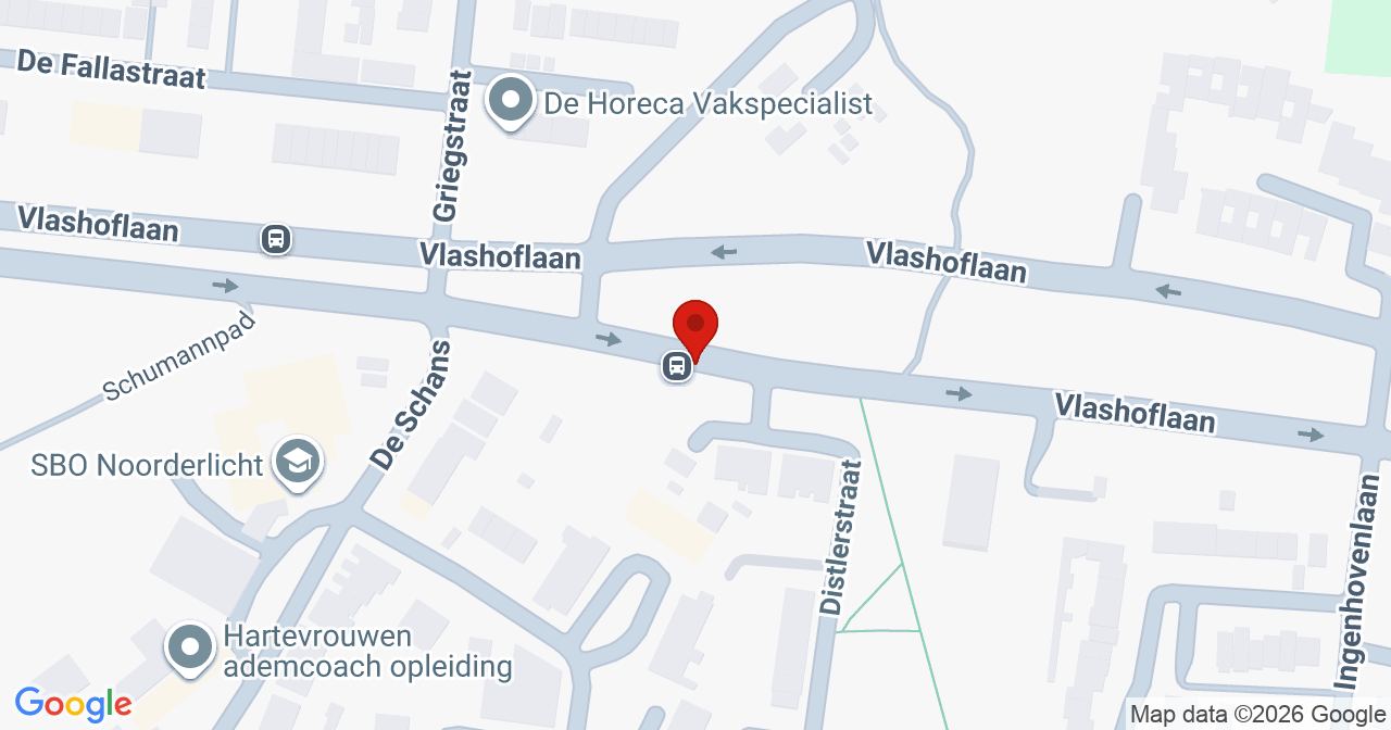 Kaart van het incident in Tilburg met de aanrijroutes van de gealarmeerde eenheden