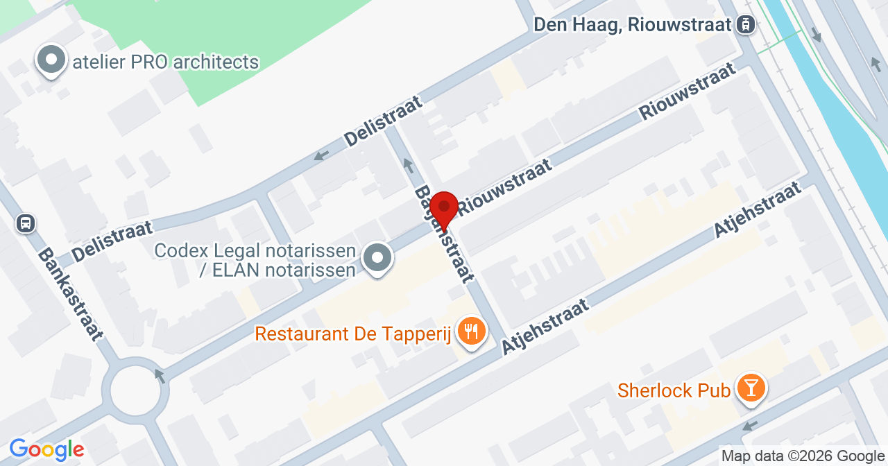 Kaart van het incident in 's-Gravenhage met de aanrijroutes van de gealarmeerde eenheden