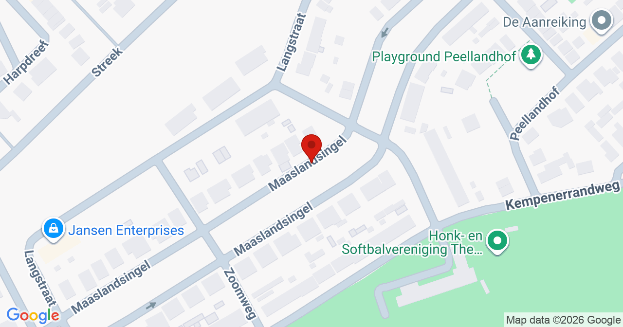 Kaart van het incident in Etten-Leur met de aanrijroutes van de gealarmeerde eenheden