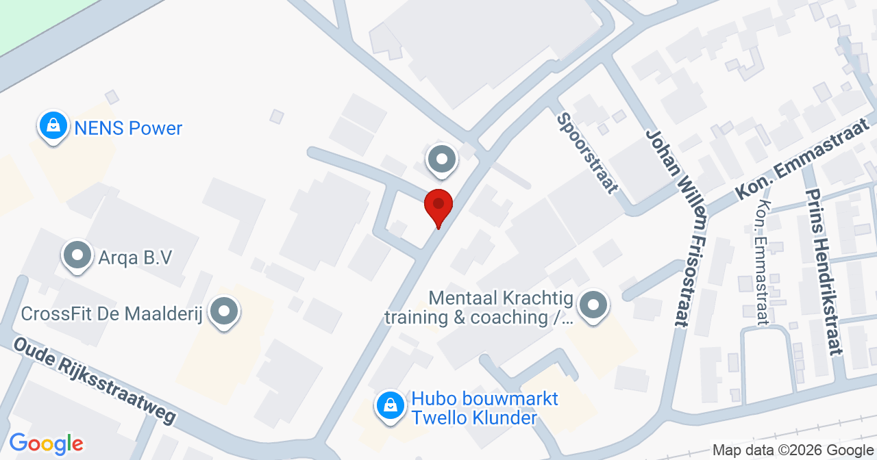 Kaart van het incident in Twello met de aanrijroutes van de gealarmeerde eenheden