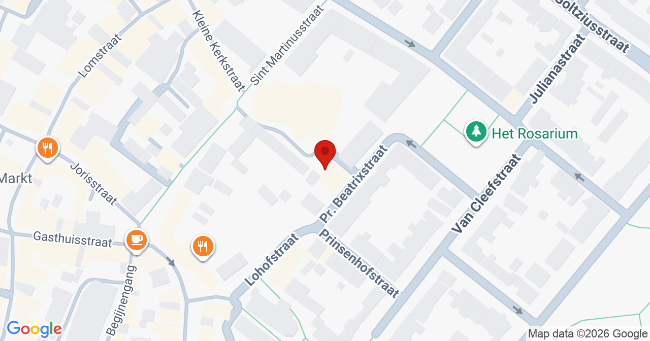 Kaart van het incident in Venlo met de aanrijroutes van de gealarmeerde eenheden