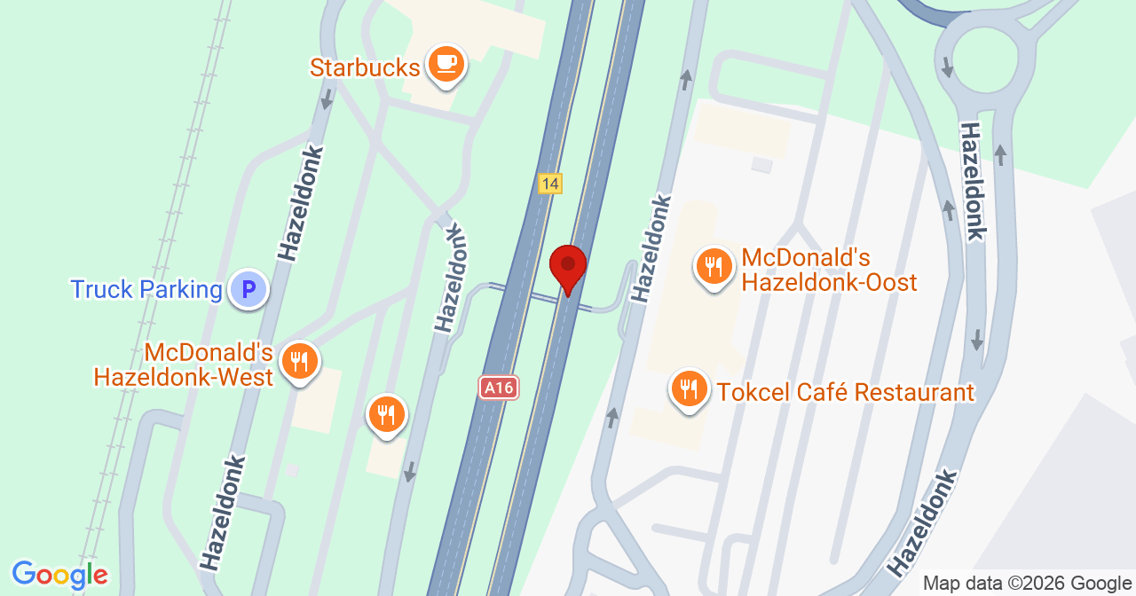 Kaart van het incident in Breda met de aanrijroutes van de gealarmeerde eenheden