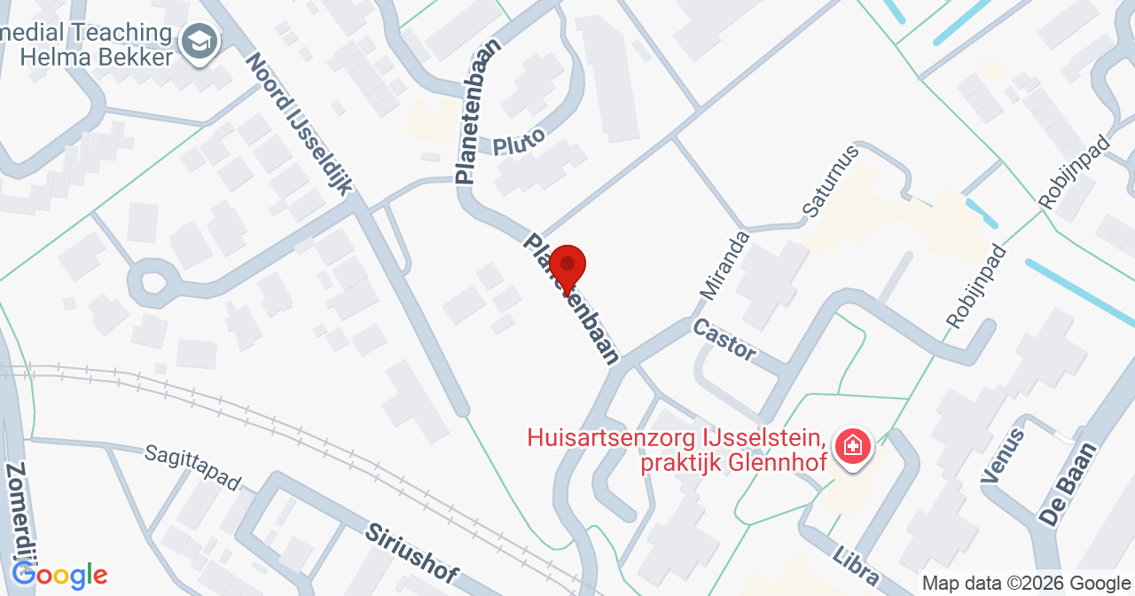 Kaart van het incident in IJsselstein met de aanrijroutes van de gealarmeerde eenheden