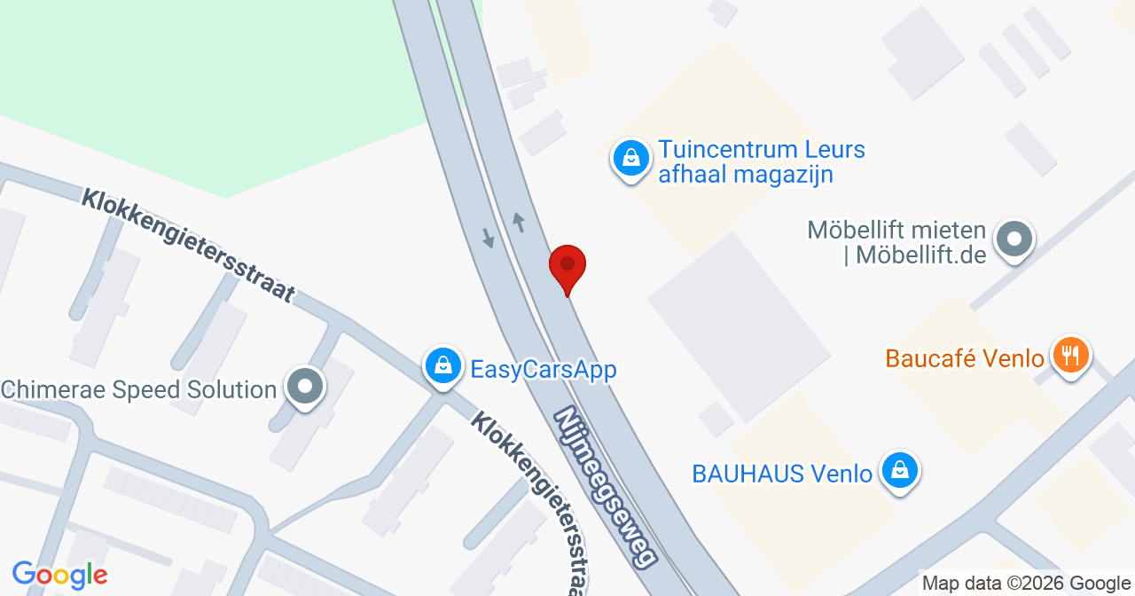 Kaart van het incident in Venlo met de aanrijroutes van de gealarmeerde eenheden