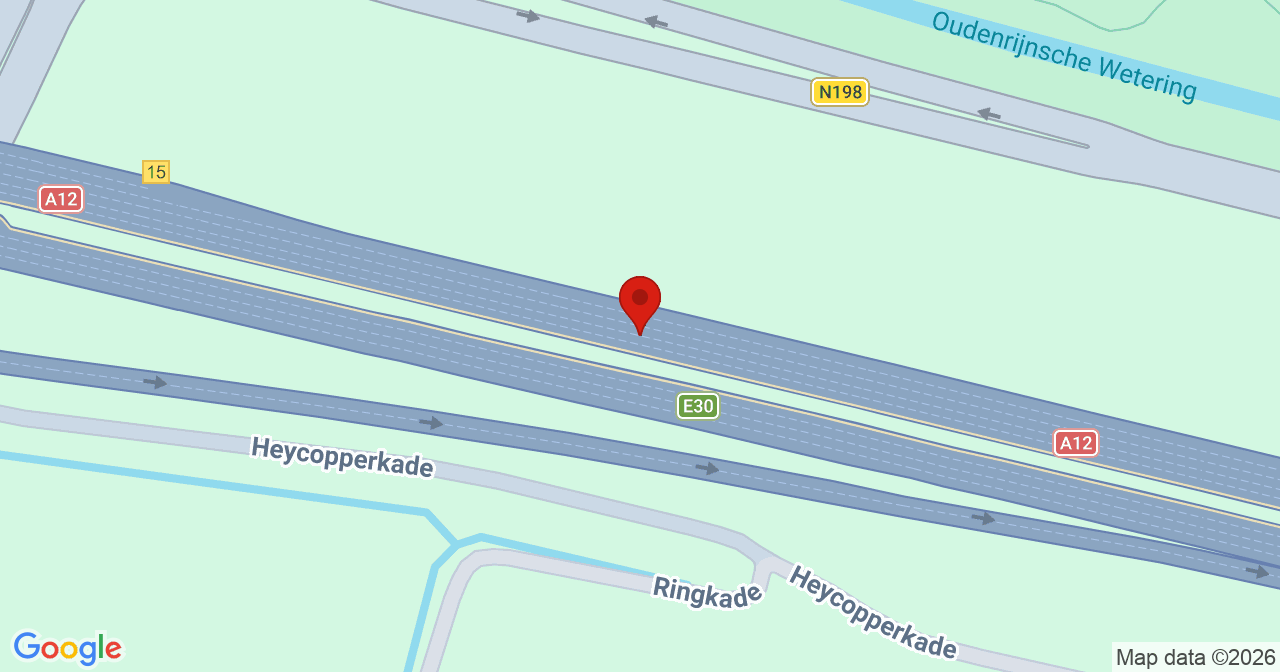 Kaart van het incident in De Meern met de aanrijroutes van de gealarmeerde eenheden