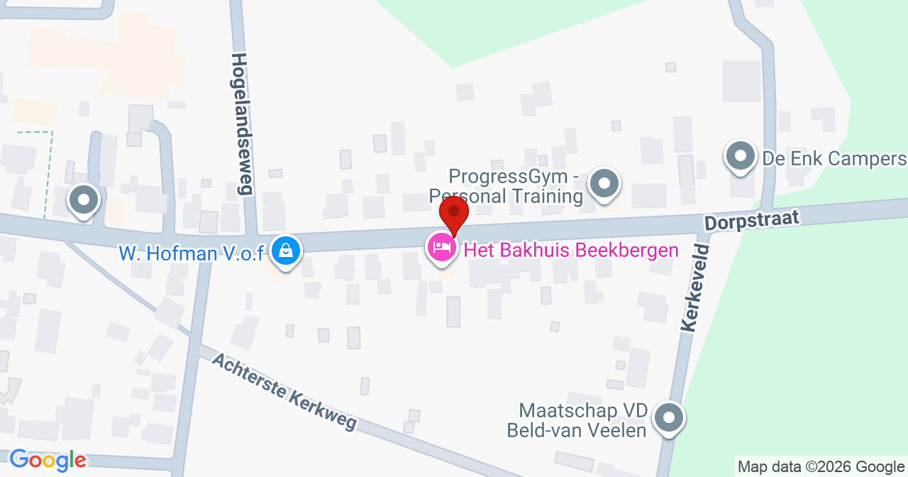 Kaart van het incident in Beekbergen met de aanrijroutes van de gealarmeerde eenheden