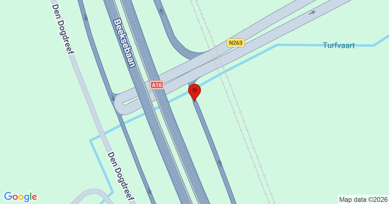 Kaart van het incident in Breda 15 26 met de aanrijroutes van de gealarmeerde eenheden