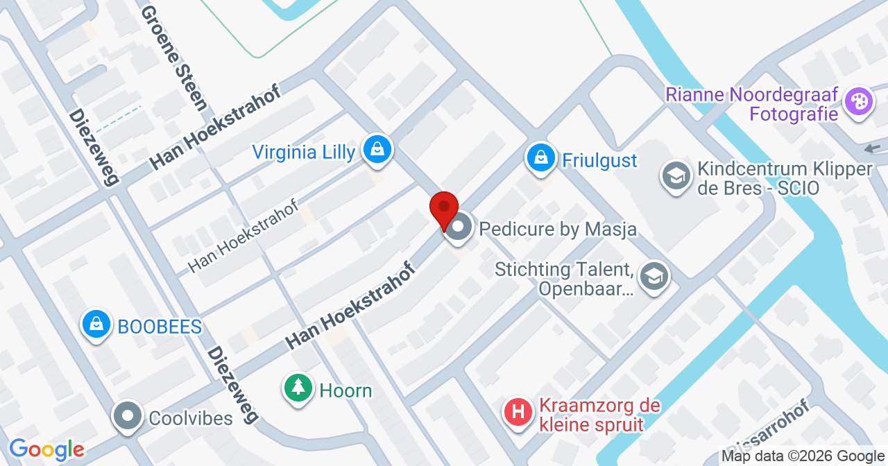 Kaart van het incident in Hoorn NH met de aanrijroutes van de gealarmeerde eenheden