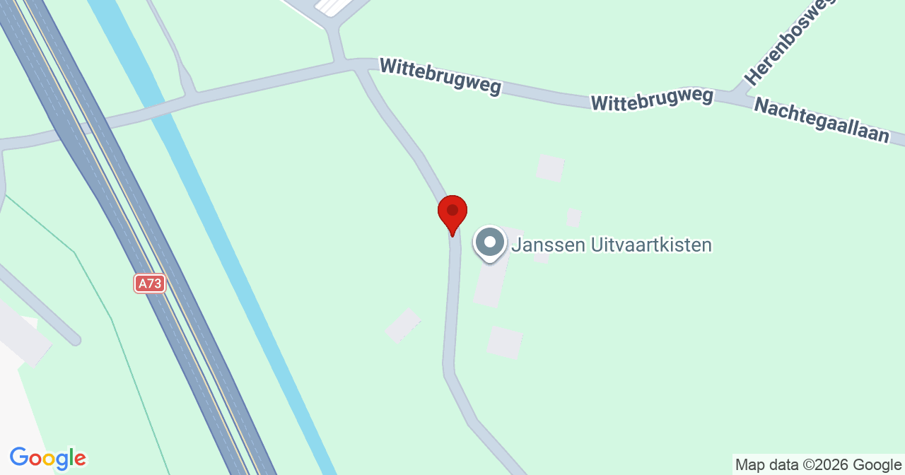 Kaart van het incident in Horst met de aanrijroutes van de gealarmeerde eenheden