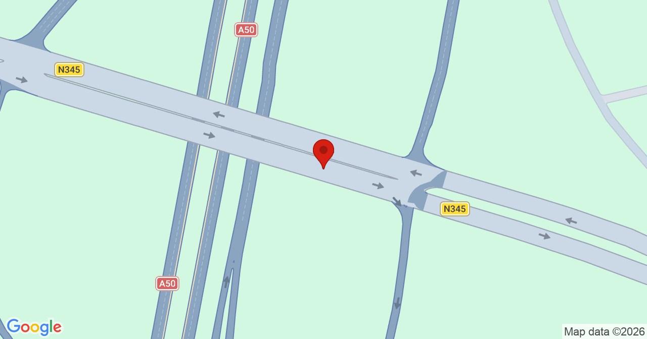 Kaart van het incident in Apeldoorn met de aanrijroutes van de gealarmeerde eenheden