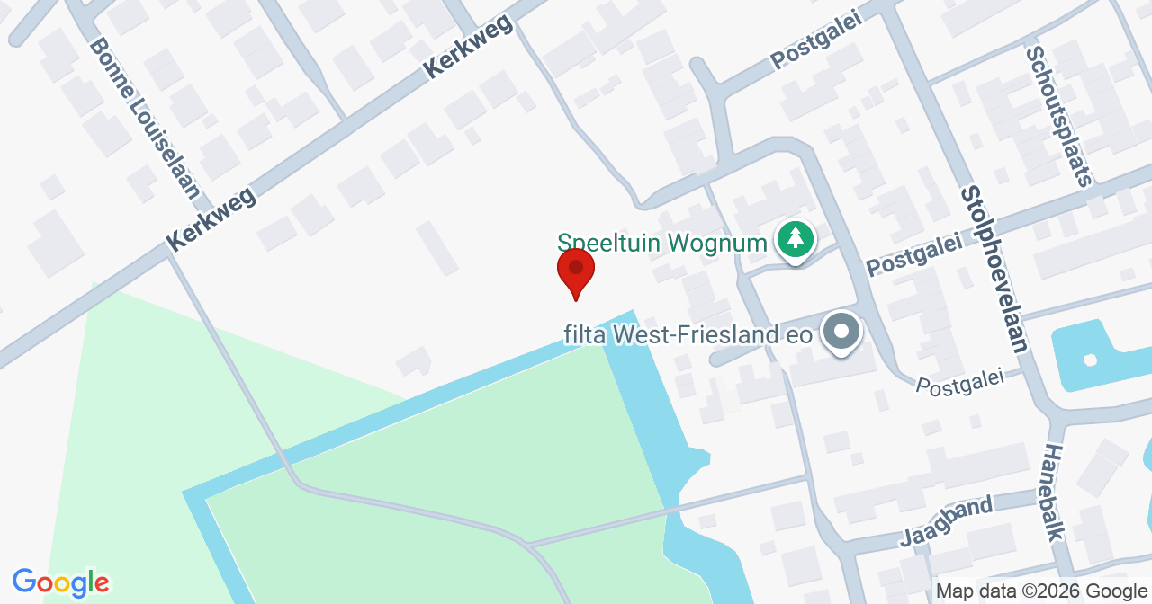 Kaart van het incident in Wognum met de aanrijroutes van de gealarmeerde eenheden
