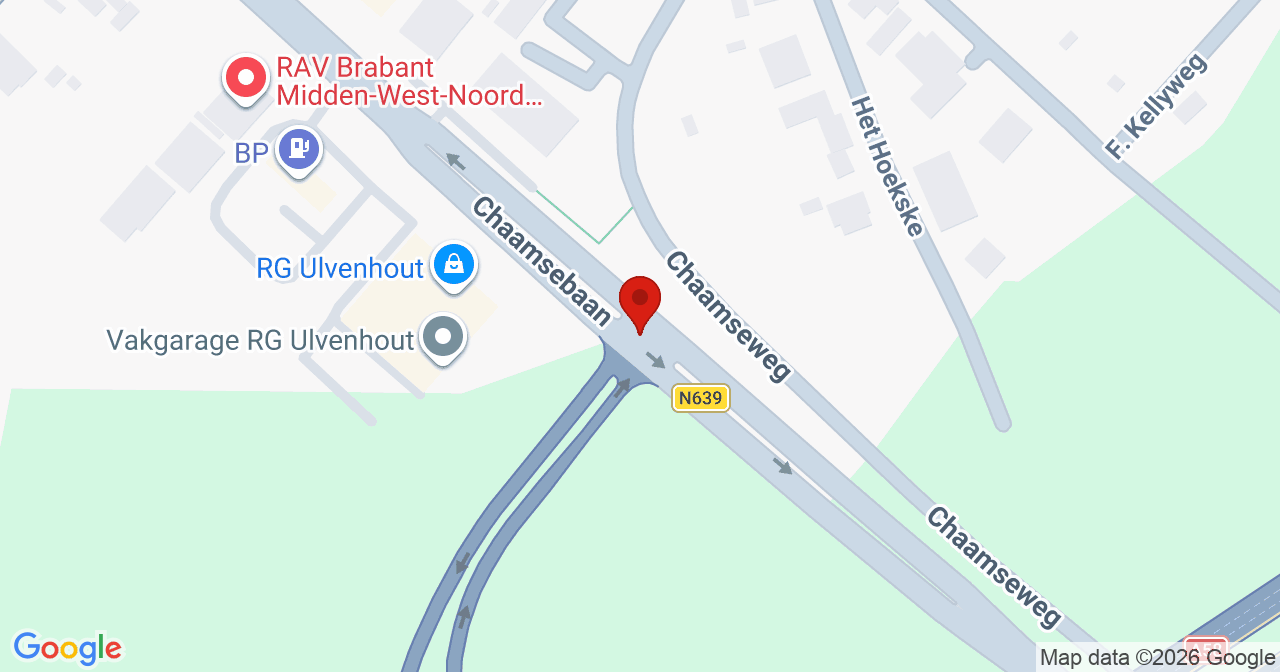 Kaart van het incident in Breda met de aanrijroutes van de gealarmeerde eenheden