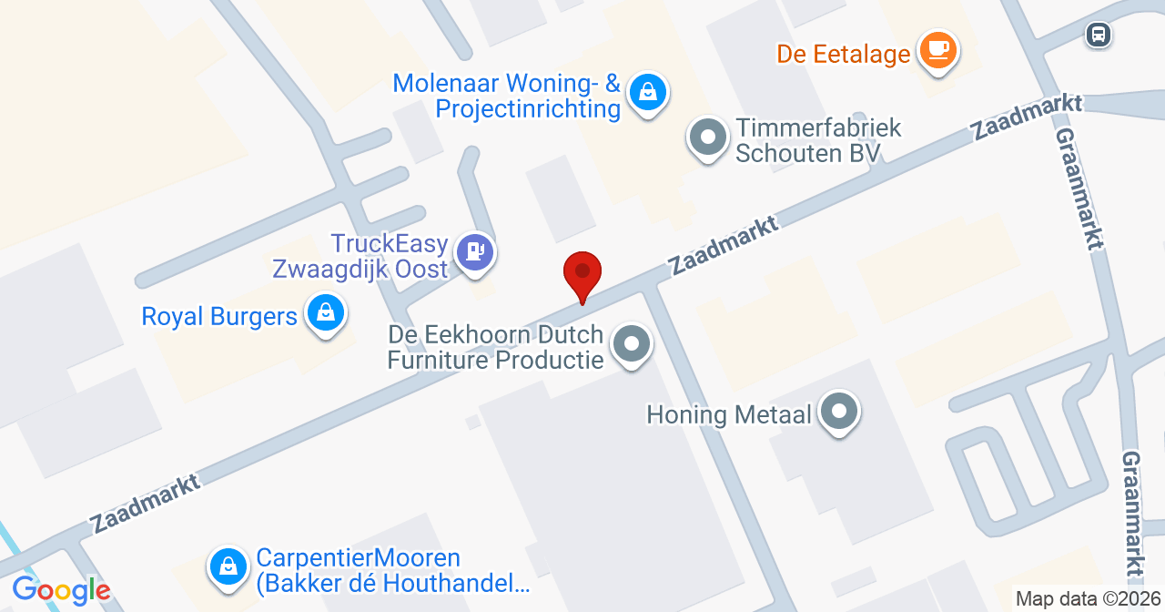 Kaart van het incident in Zwaagdijk-Oost met de aanrijroutes van de gealarmeerde eenheden