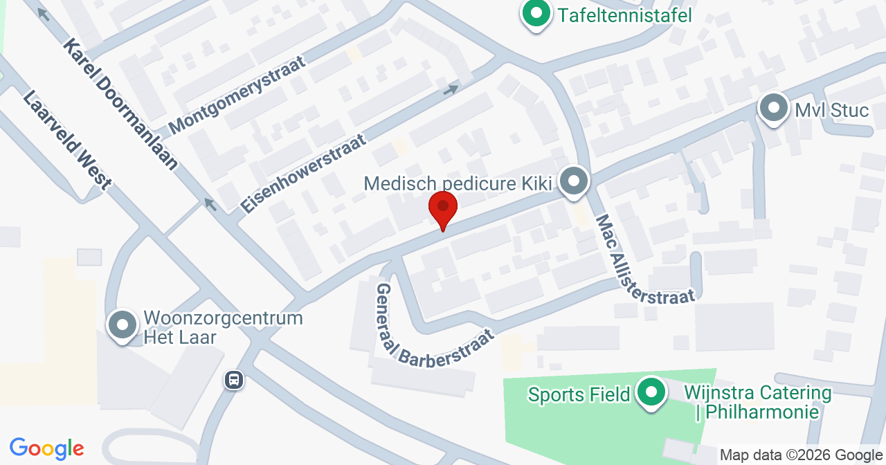 Kaart van het incident in Tilburg met de aanrijroutes van de gealarmeerde eenheden